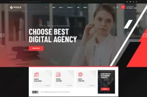 Pisole - Digital Agency Elementor Template Kit