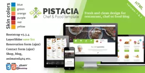 Pistacia - Chef & Food HTML5 Template