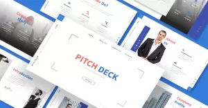 Pitch Deck Bussines 2023 Powerpoint Template