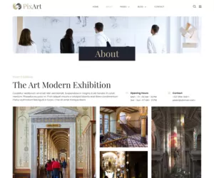 Pixart – Arts & Crafts Exhibition Elementor Template Kit