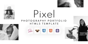 Pixel - Creative Photography Portfolio HTML Template
