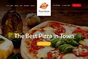 Pizza House - Restaurant / Cafe / Bistro Theme