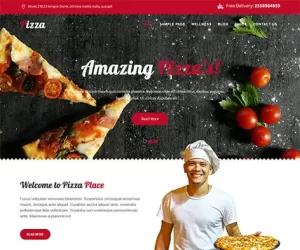 Pizza Wordpress Theme Free Download For Pizza Delivery Outlet