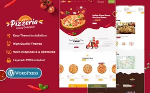 Pizzeria - Pizza, Fast Food, Restaurant & Cafes - WooCommerce Theme