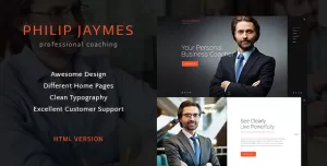 PJ  Life & Business Coaching Site Template
