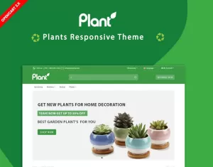 Plant OpenCart Template
