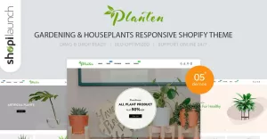 Planten - Gardening & Houseplants Responsive Shopify Theme