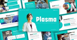 Plasma Medical Multipurpose PowerPoint Presentation Template