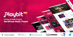 Playbit - Music Oriented WordPress Theme
