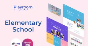 Playroom - Elementary School Elementor Kit - TemplateMonster