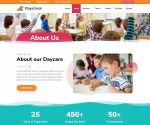 Playschool - Childcare & School Elementor Template Kit