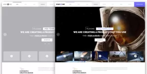 PLEIONE - Creative One Page Landing PSD Template
