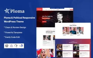 Ploma - Political Responsive WordPress Theme