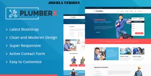 Plumberx - Plumber and Construction Joomla Template