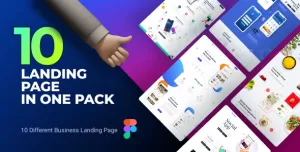 POCO  Landing Page Package Figma Template