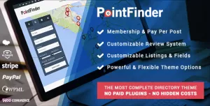 PointFinder  Directory & Listing WordPress Theme
