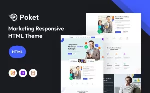 Poket – Digital Marketing Responsive Website Template