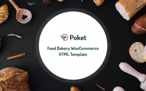 Poket - Food Bakery Website Template - TemplateMonster