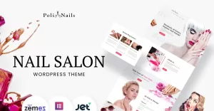 Poli Nails - Nail Salon with Great Widgets and WordPress Elementor Theme