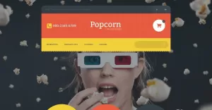 Popcorn Online Store OpenCart Template - TemplateMonster