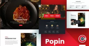 Popin - Restaurant Template - Elementor Kit - TemplateMonster