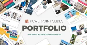 Portfolio PowerPoint Presentation Template - TemplateMonster