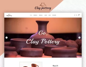 Pottery Pot Ceramics Art Store Opencart Template