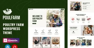 Poulfarm - Poultry Farm and Agriculture WordPress Themes
