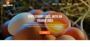 Poultry Farm Responsive Website Template - TemplateMonster