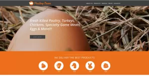 Poultry Farm Responsive Website Template - TemplateMonster