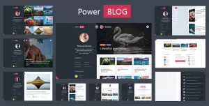PowerBlog - A Special Concept AJAX Template