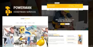 POWERMAN - Handyman Services Drupal 7 Theme