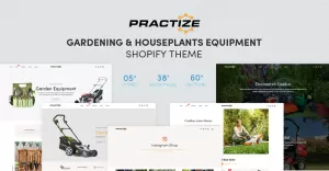 Practize - Gardening & Houseplants Equipment Shopify Theme