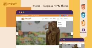 Prayer - Religious temple HTML Theme - TemplateMonster