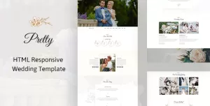 Pretty - HTML Responsive Wedding Template