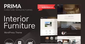 Prima - Interior Decor & Furniture Manufacturing WordPress Theme