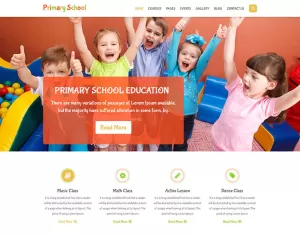 Primary School - Education Primary School for Children PSD Template