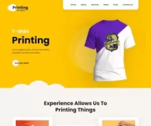 Print Shop WordPress theme for t shirt and cup mugs & books printing