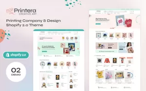 Printera - Printing Company & Design Shopify 2.0 Theme