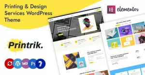 Printrik - Printing & Design Service Elementor WordPress Theme