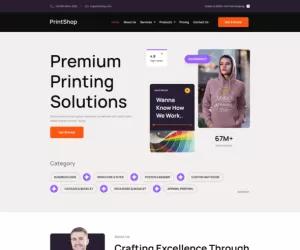 Printshop - Printing Business Elementor Template Kit