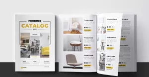 Product catalog furniture layout template - TemplateMonster