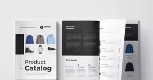 Product Catalog Layout Template, catalog design