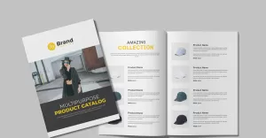 Product catalogue template or Catalog layout template design