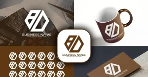 Professional BO Letter Logo Design For Your Business - Brand Identity