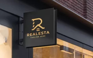 Professional Real Estate Letter R Logo - TemplateMonster