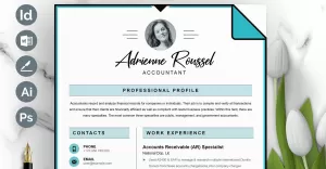 Professional Resume / CV Templates, Creative Design Layout