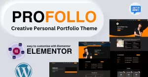 Profollo Creative Portfolio WordPress Theme - TemplateMonster