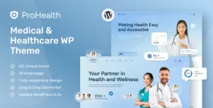 ProHealth - Medical and Healthcare WordPress Theme