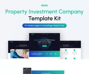 Propertik - Property Investment Elementor Pro Template Kit